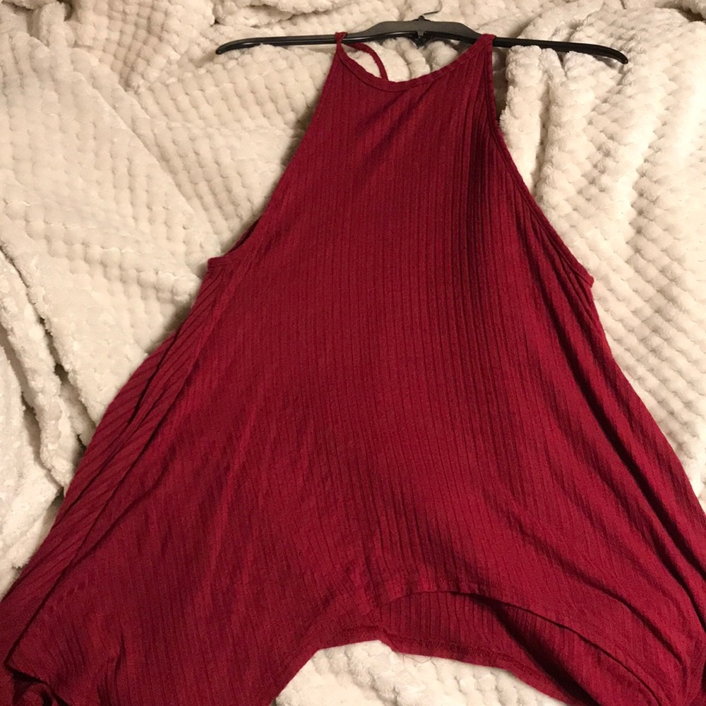 High neck tank top